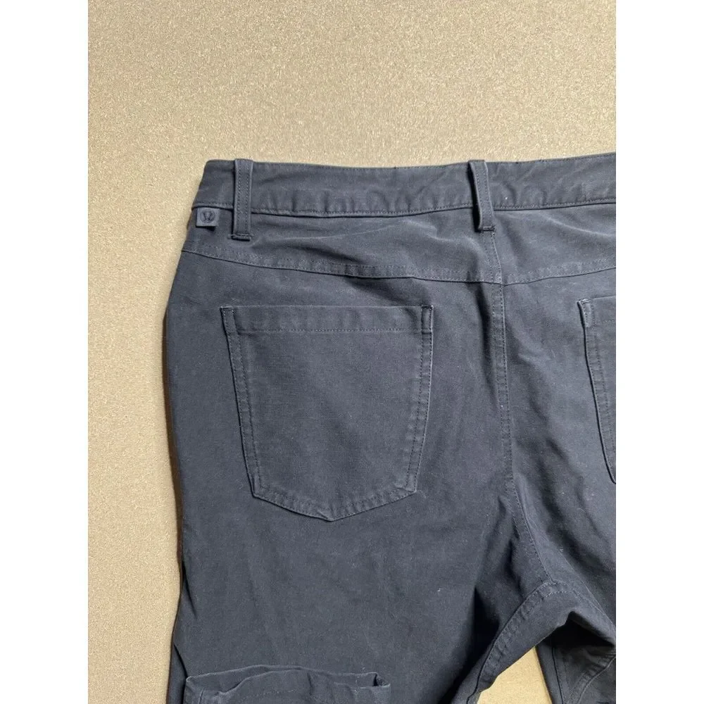 Lululemon ABC Pant Slim Size 34 Utilitech Abrasion Resistant LM5ABOOS black‎